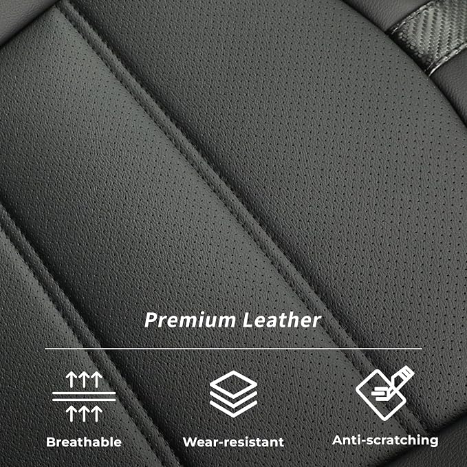 Seat Covers for Toyota Tacoma — Front Seat — Black