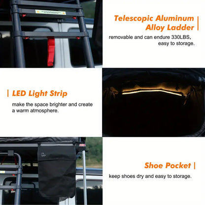 Entry-Level Hard Shell Car Roof Tent for 2–3 Person Camping 8c1b997997494c238e2375a662a07977-goods