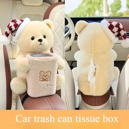 2-in-1 Cute Car Trash Can & Tissue Holder 8ca4d4e2-04c6-46cd-bc85-0e40495532c9