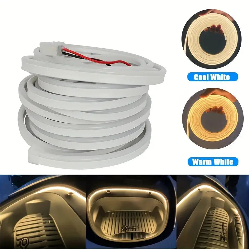 1pc 5m Flexible Waterproof Car Trunk Light Strip