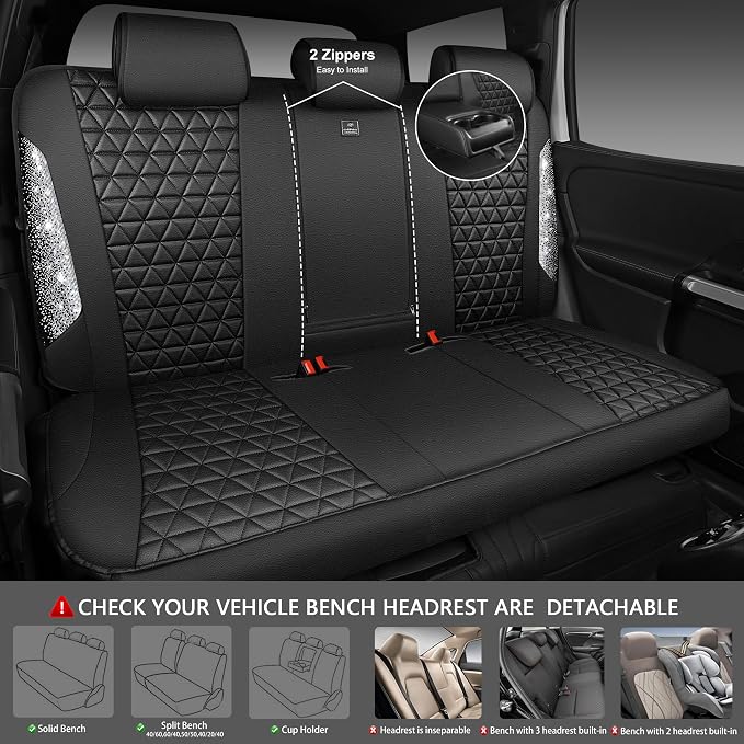 Universal Seat Covers — Black
