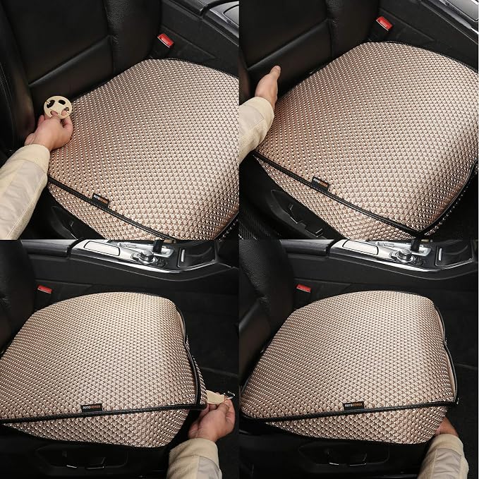 Universal Seat Covers — Front Seat — Beige