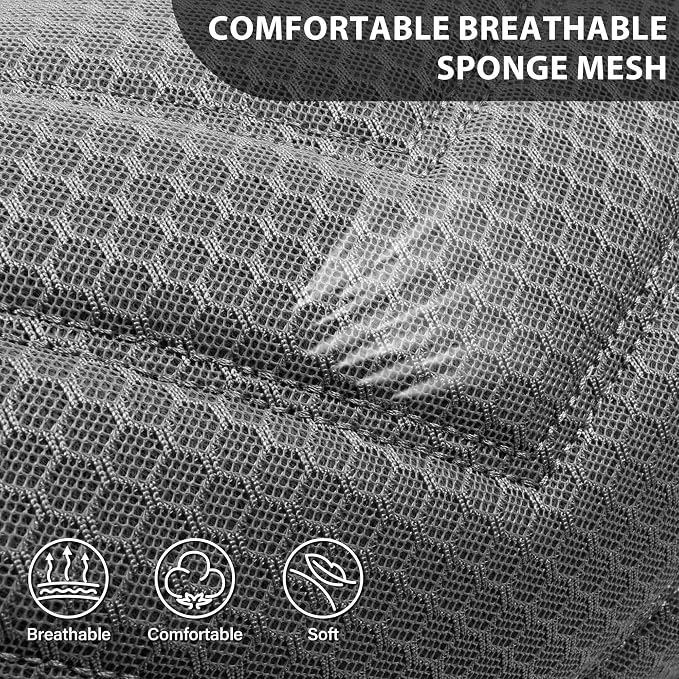 Universal Fabric Seat Covers — Front Seat — Gray