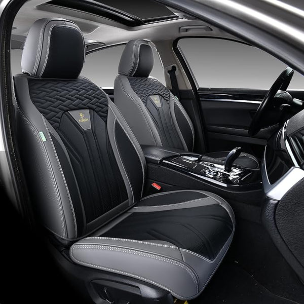 Universal Seat Covers — Gray / Black