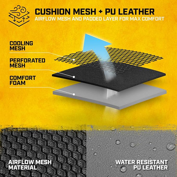 Seat Covers for Multiple Vehicles — Full Set — Gray