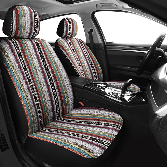 Universal Seat Covers — Front Seat — Red