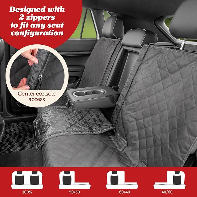 Pet Car Seat Protector — Gray