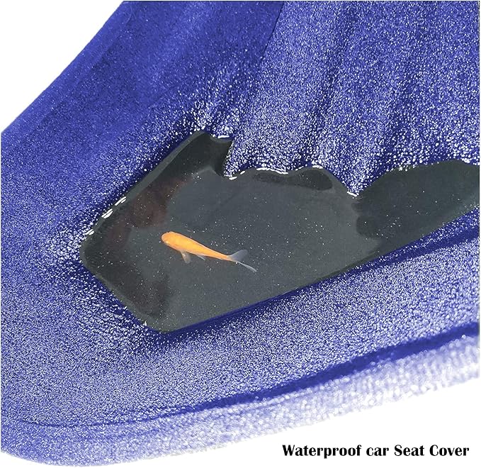 Car Seat Covers — Front Seat — Blue