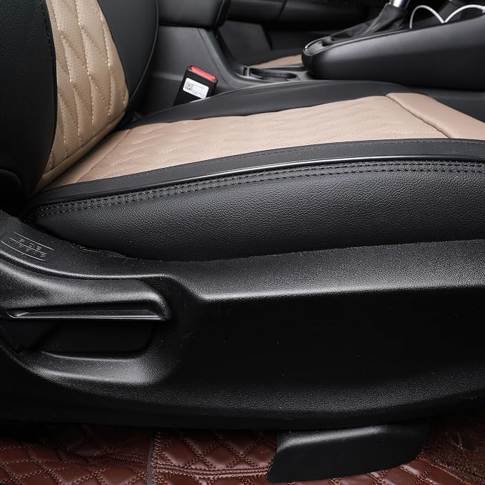 Faux Leather Seat Covers for Honda CR-V — Full Set — Red / Black