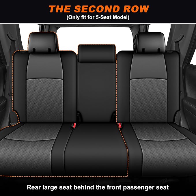 Seat Covers for Toyota 4Runner — Full Set — Black / Gray