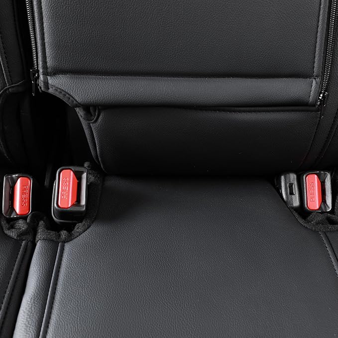 Faux Leather Seat Covers for Honda CR-V — Full Set — Red / Black
