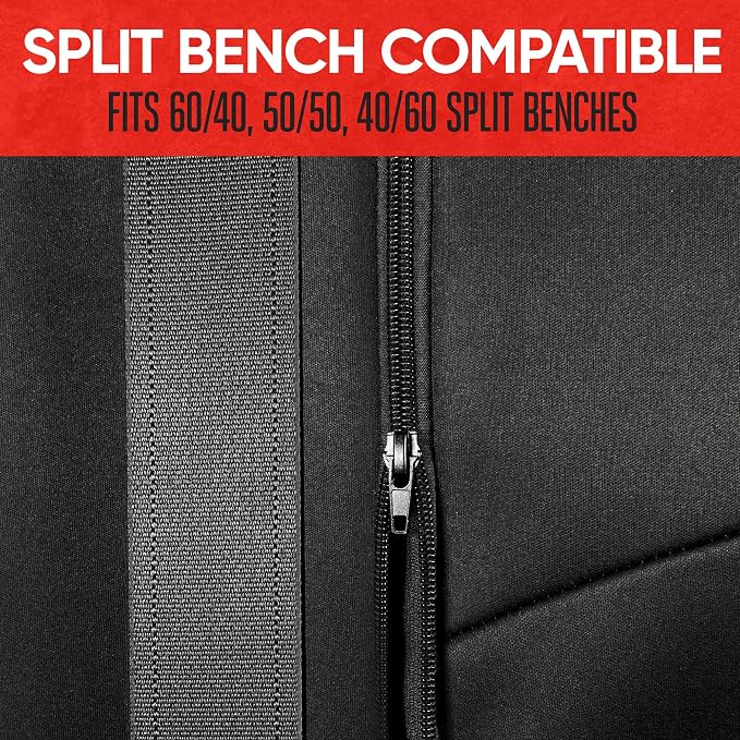 Pet Car Seat Protector — Black / Red