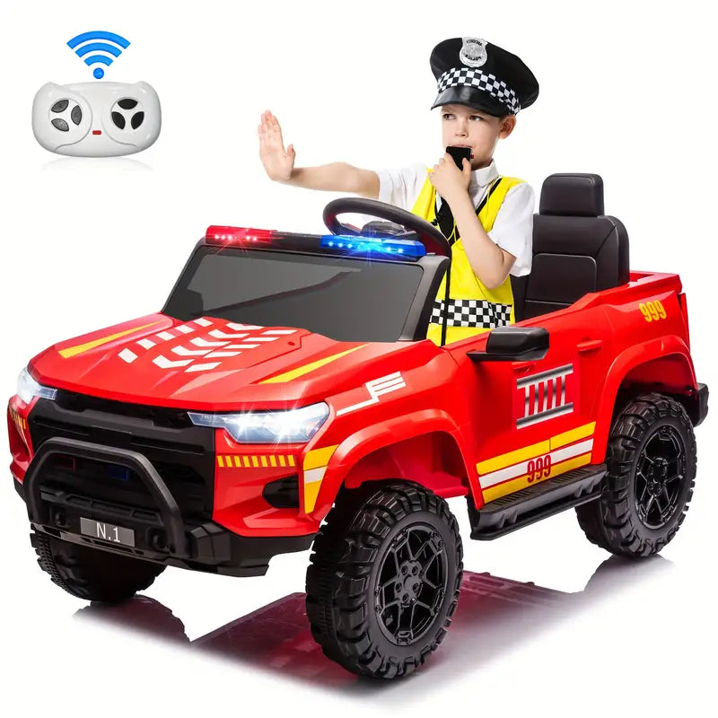 24V Ride On Police Car For Kids 2 Seater, 400W Ride-on Toy For Big Kids With Remote Control