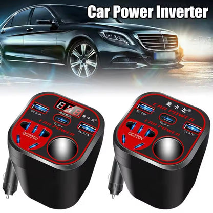 200W 12V 24V To 220V Car Power Inverter LED FullSizeRender