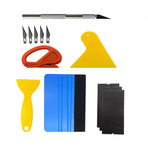 Car Vinyl Wrap Tools Kit | Squeegee, Scraper & Cutting Knife for Window Film