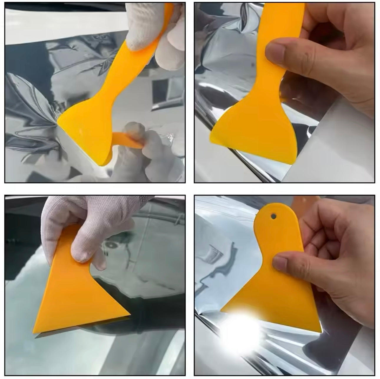 Car Vinyl Wrap Tools Kit | Squeegee, Scraper & Cutting Knife for Window Film