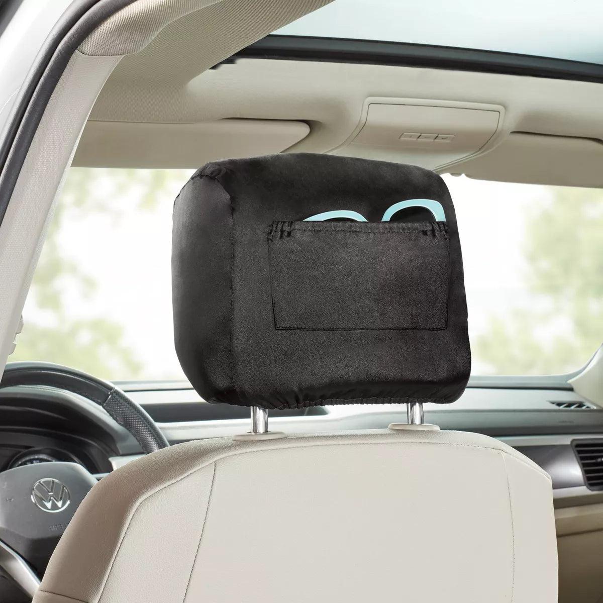 Satin Head Cover Black