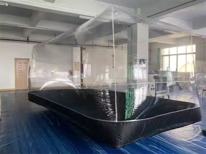 Waterproof outdoor cover dust protection infable car bubble tent for suv