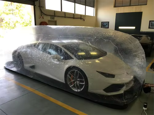 Waterproof outdoor cover dust protection infable car bubble tent for suv