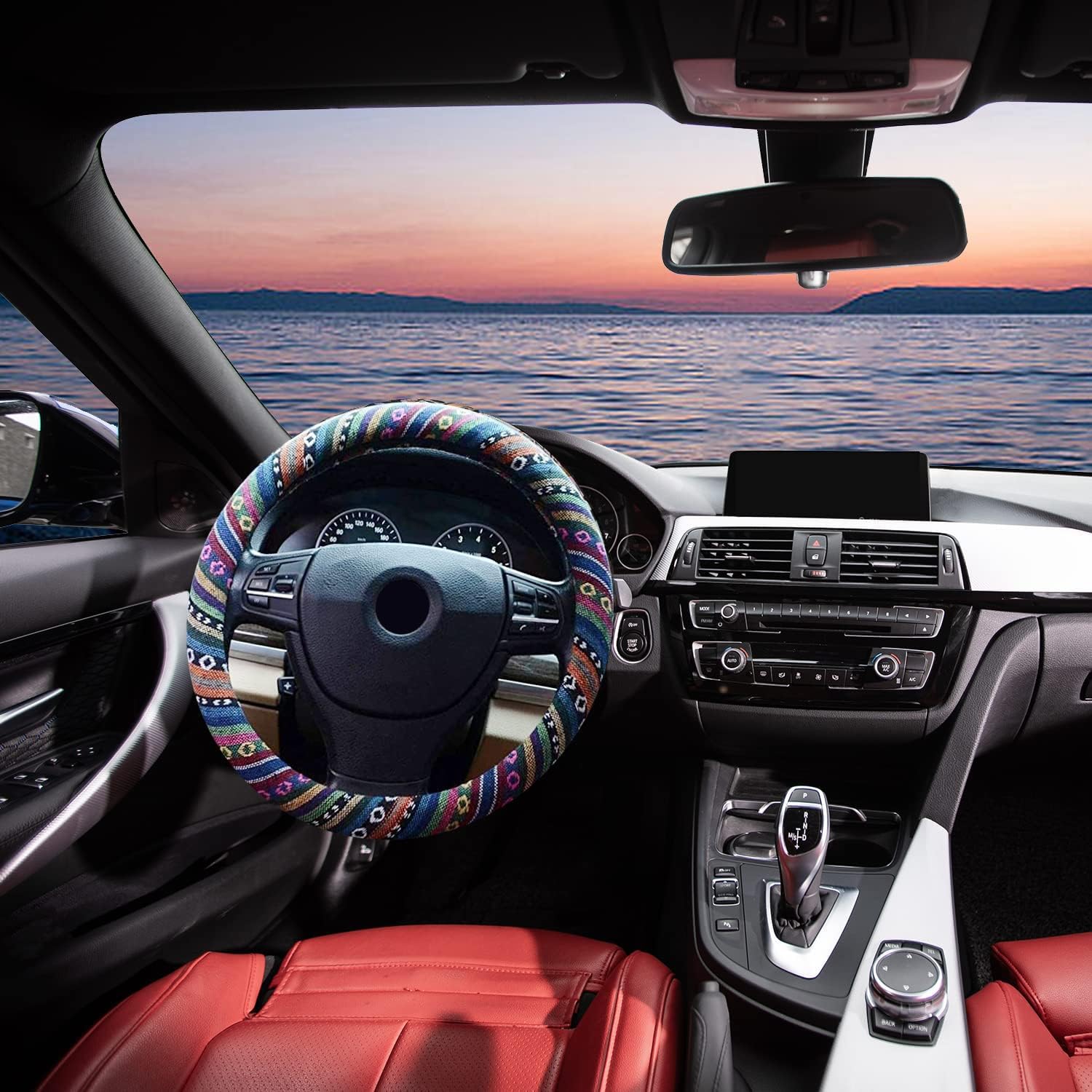 Elastic Microfiber Steering Wheel Cover for Women – Anti-Slip, Breathable, Universal 15” Fit Main_02_9bd5ca3d-a2f9-4b44-bb8f-2be5069606f5