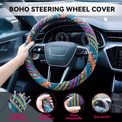 Elastic Microfiber Steering Wheel Cover for Women – Anti-Slip, Breathable, Universal 15” Fit Main_03_51bf8c63-6876-4335-a7e3-ea4514ffaf24