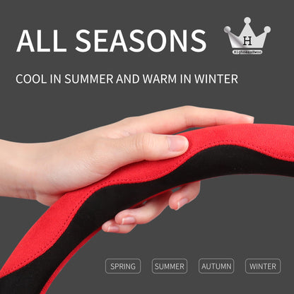 Luxury Suede & Leather Steering Wheel Cover - Ultra-Thin Anti-Slip Grip (Universal Fit 14.5" - 15") Main_03_6e4b3277-2ee8-4da3-abe5-8b75fb71850b