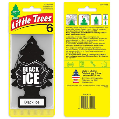 LITTLE TREES Car Air Freshener - Black Ice (24 Pack) | Long-Lasting Hanging Tree Scent for Car & Home Main_03_6eb3df67-b0fd-43f4-bed8-96509e17839c