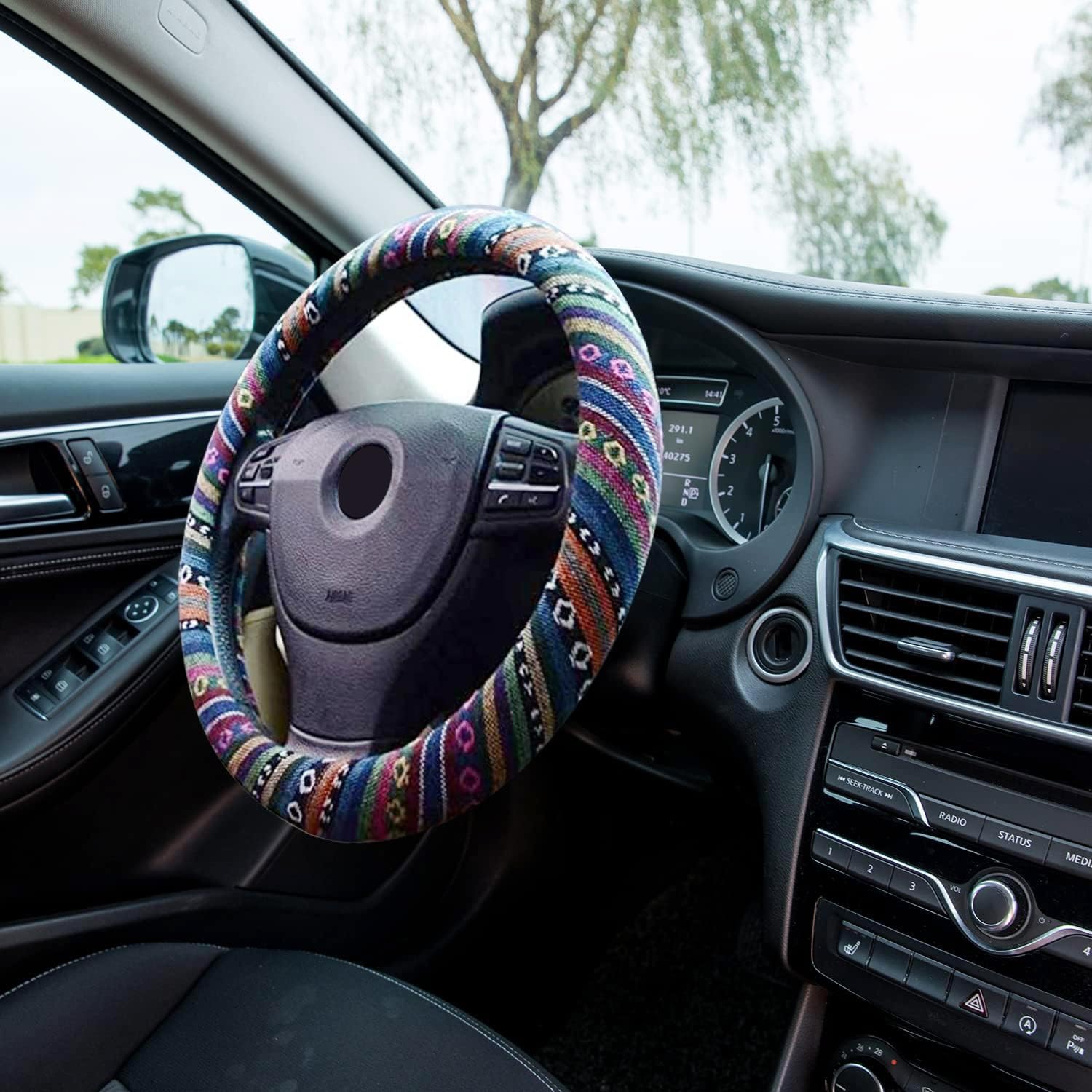 Elastic Microfiber Steering Wheel Cover for Women – Anti-Slip, Breathable, Universal 15” Fit Main_03_e08e56eb-b479-4b01-afcd-86d7d5ffb862