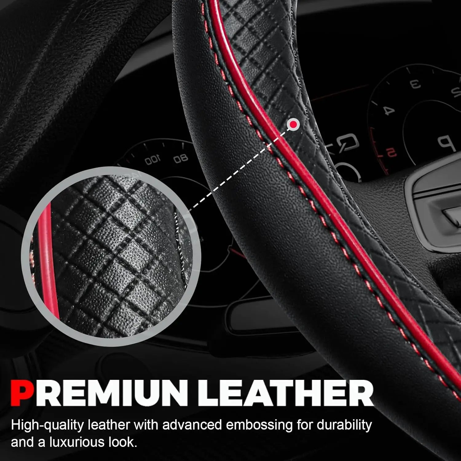 Microfiber Leather Steering Wheel Cover – Anti-Slip, Waterproof, Perfect Fit 14.5–15 Main_04_782e16f2-9683-4f16-824d-4b903d239bd5