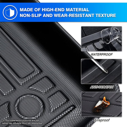 Chevrolet Spark 2016–2020 3D Laser-Fit All-Weather TPE Floor Mats (LHD)