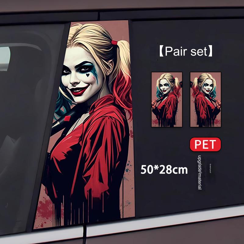 Clown B Pillar Sticker Protective Film 2pcs Clown 03 O1CN011bbPT91uPnFPzy3e2__1107686030-0-cib_1