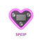 Love Heart Ambience Light [Pink]