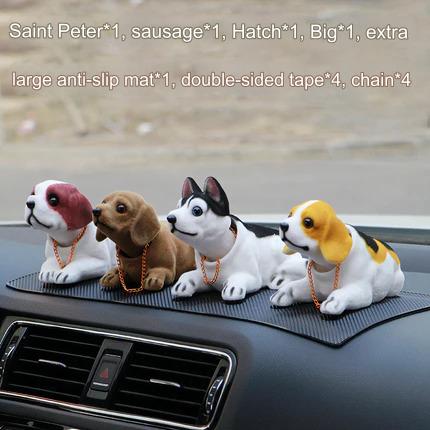 Car Shaking Head Dog Decoration Platform Interior 4-piece dog set + large anti-slip O1CN01AqH3MV2HTD5bfPLrQ__2212071739151_430x_1