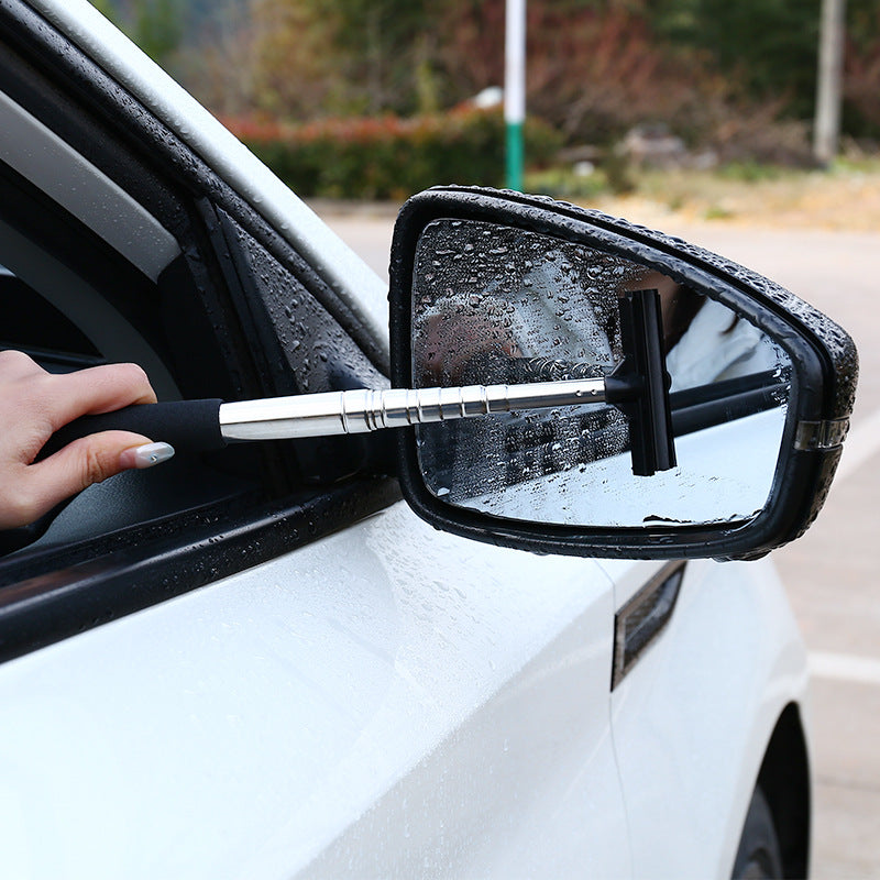 Telescopic Car Mirror Wiper | Retractable Side Window Cleaning Tool