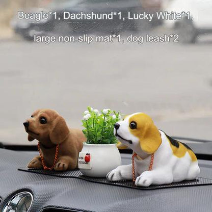 Car Shaking Head Dog Decoration Platform Interior Big sausage auspicious fruit white O1CN01CdQ7Dk2HTD5Zz6gb9__2212071739151_430x_1