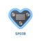 Love heart atmosphere light [blue]