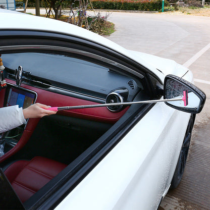 Telescopic Car Mirror Wiper | Retractable Side Window Cleaning Tool