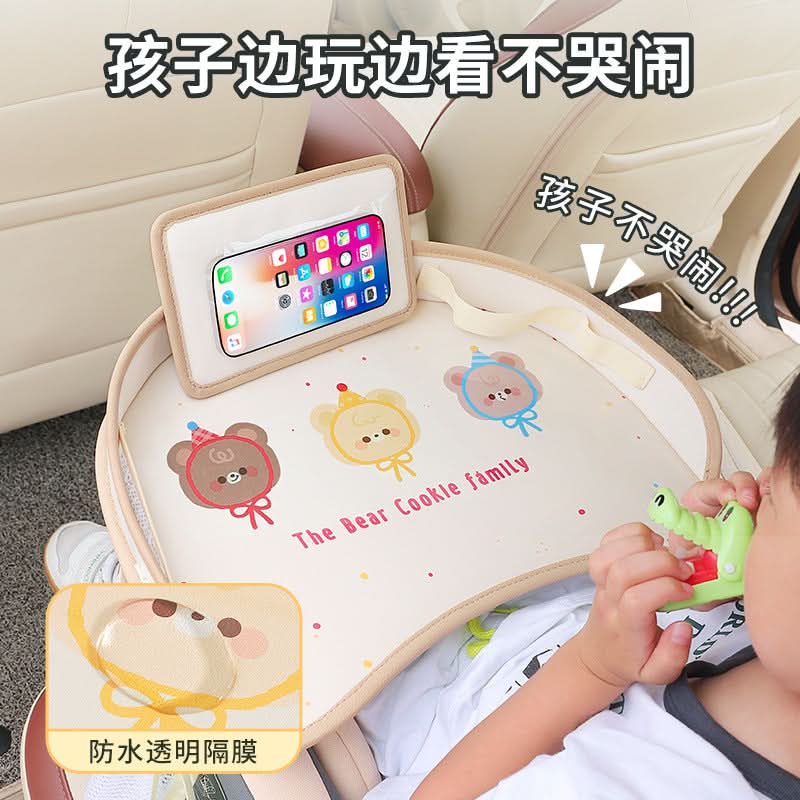 Car Cartoon Waterproof Baby Dining Table Car Rear Multifunctional Storage Small Table Child Safety Seat Tray O1CN01KExD1m1hSuxNmAOU9__2213005604277-0-cib