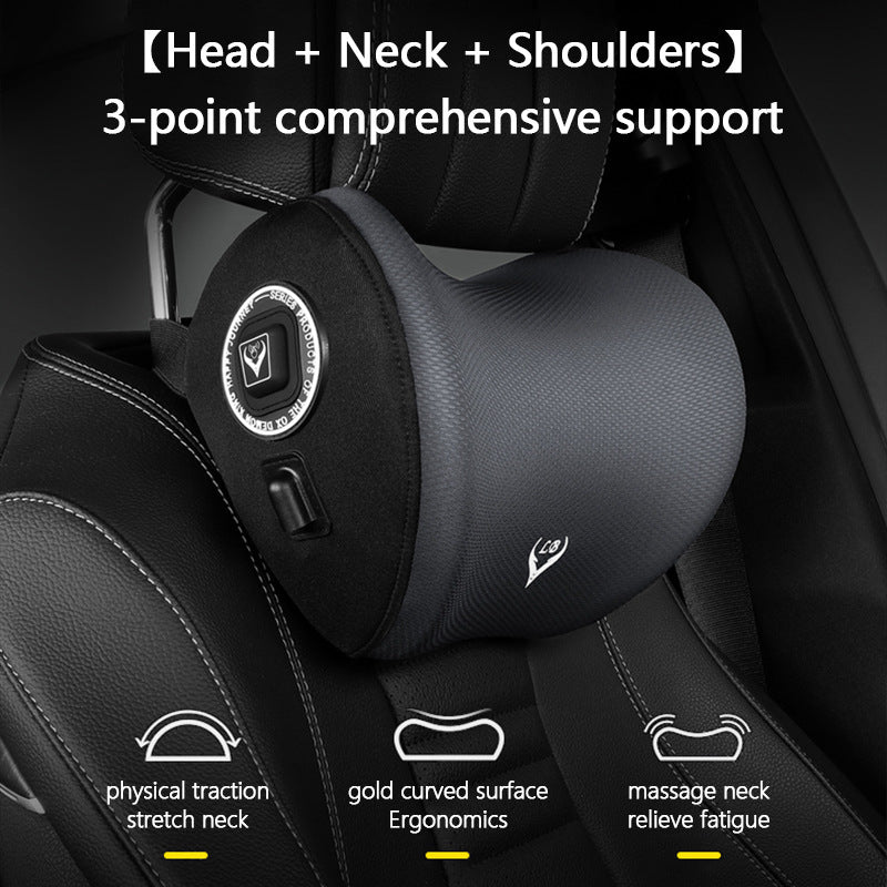 Car Neck Pillow Cushion with Intelligent Electric Massage