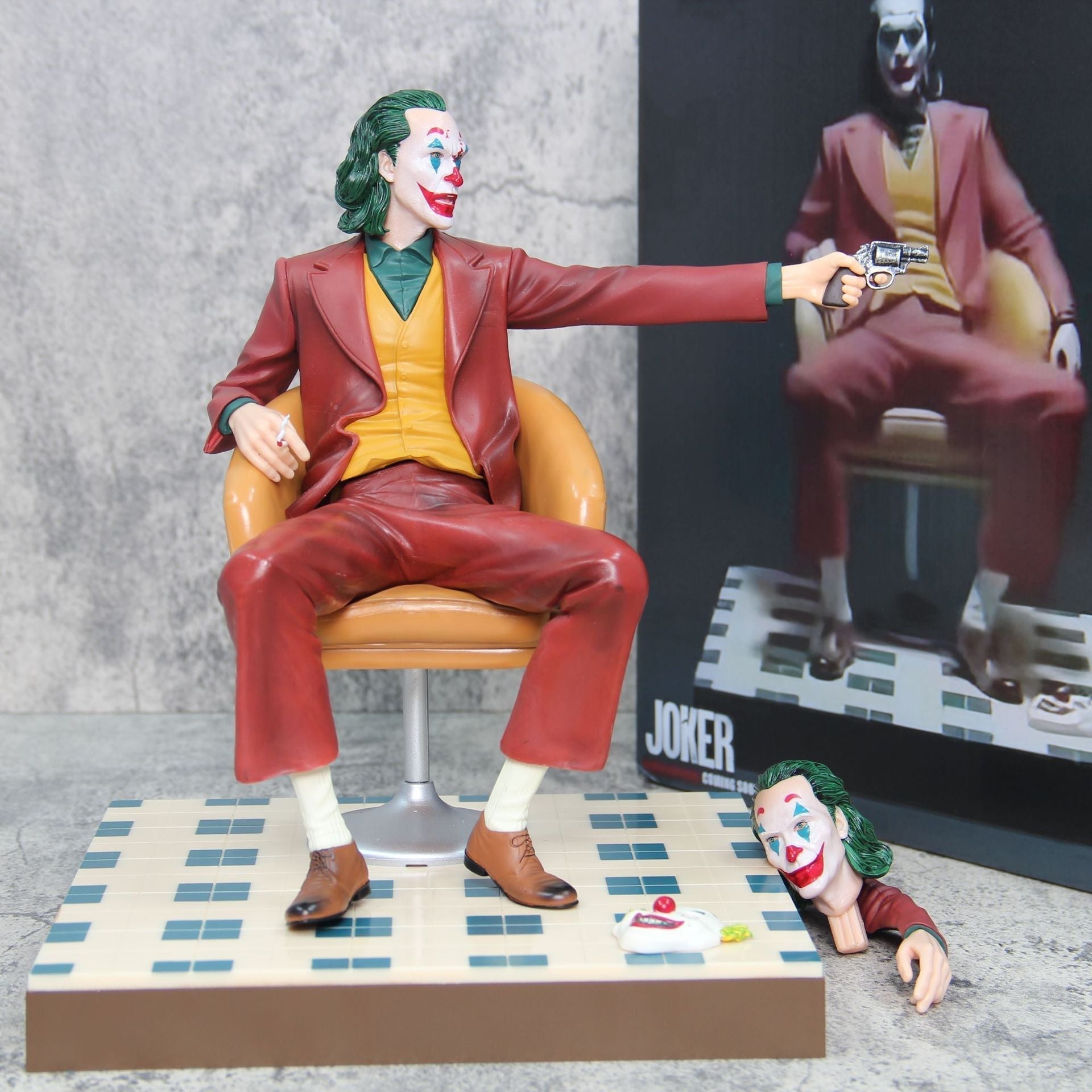 DC Suicide Squad The Joker and Harley Quinn Statue Model Toys