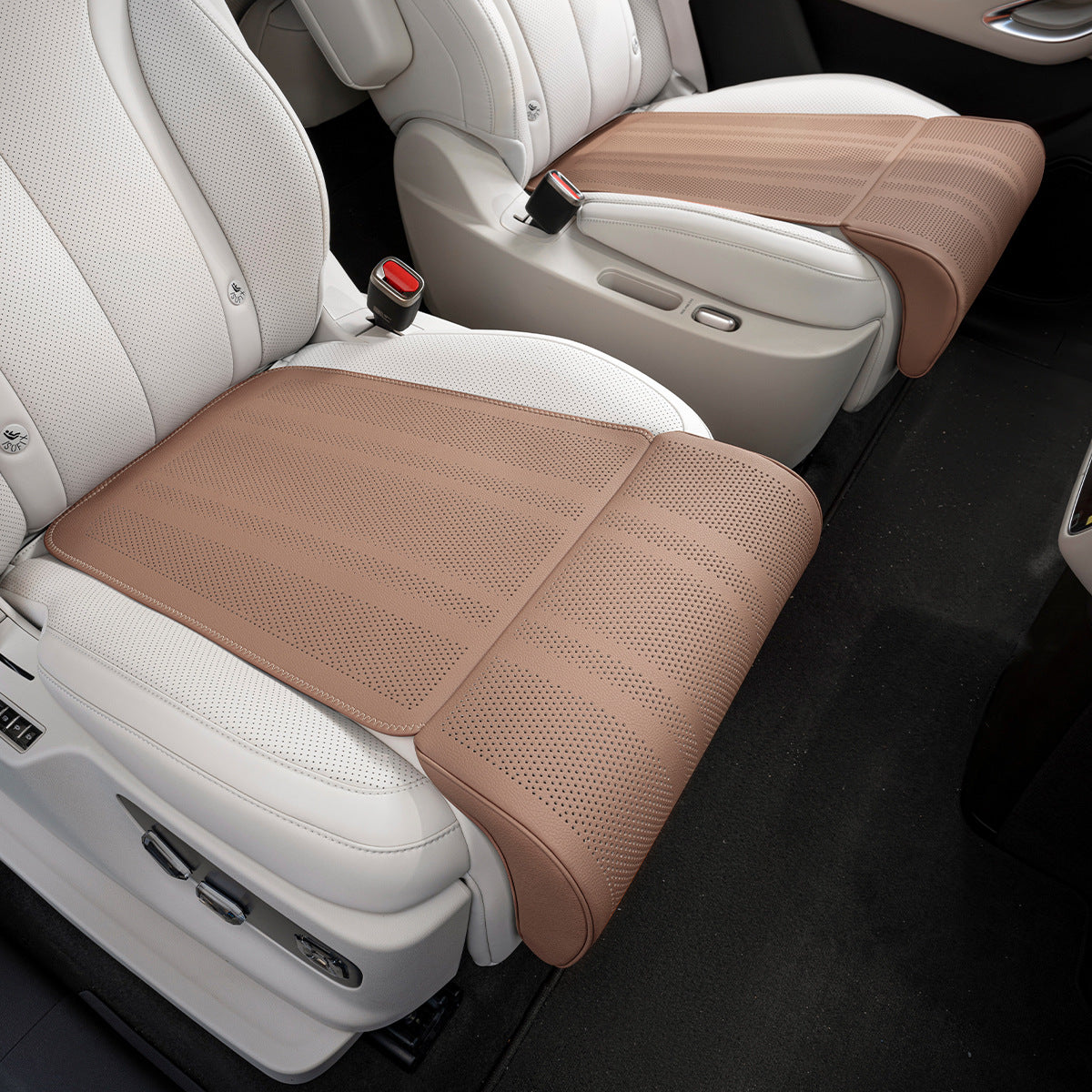 Ergonomic Car Seat Cushion & Leg Support, Long Drive Comfort Customer Leg Support [Chest Brown] Two pieces O1CN01c8Xyoa1MpGRZ4aUkt__2219203171483-0-cib