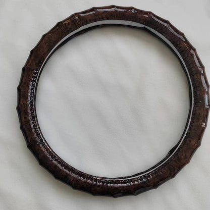 Luxury Peach Wood Grain Steering Wheel Cover | Non-Slip & Breathable Coffee color 38cm O1CN01nFHgGX25tz6Hv6gZv__2756927585-0-cib