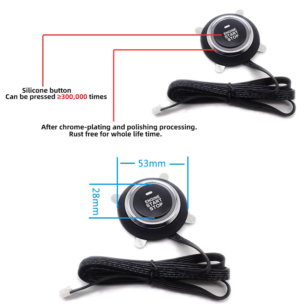 Universal Bluetooth Remote Start Kit | Mobile Phone Control One-Button Start Modification Remote-starter-car-alarm-with-autostart-smart-system-universal-start-stop-ignition-button-for-car-central.png__1