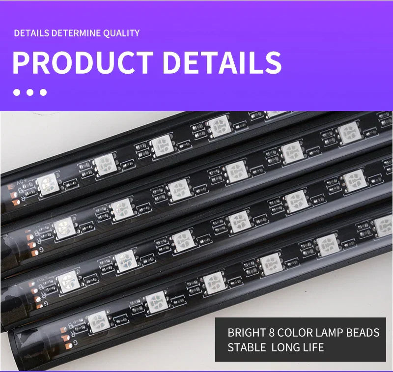 RGB LED Car Foot Lights – 36/48/72 Neon with Remote App S7c82f9dd84ed4c4d91c7d255407ba532A