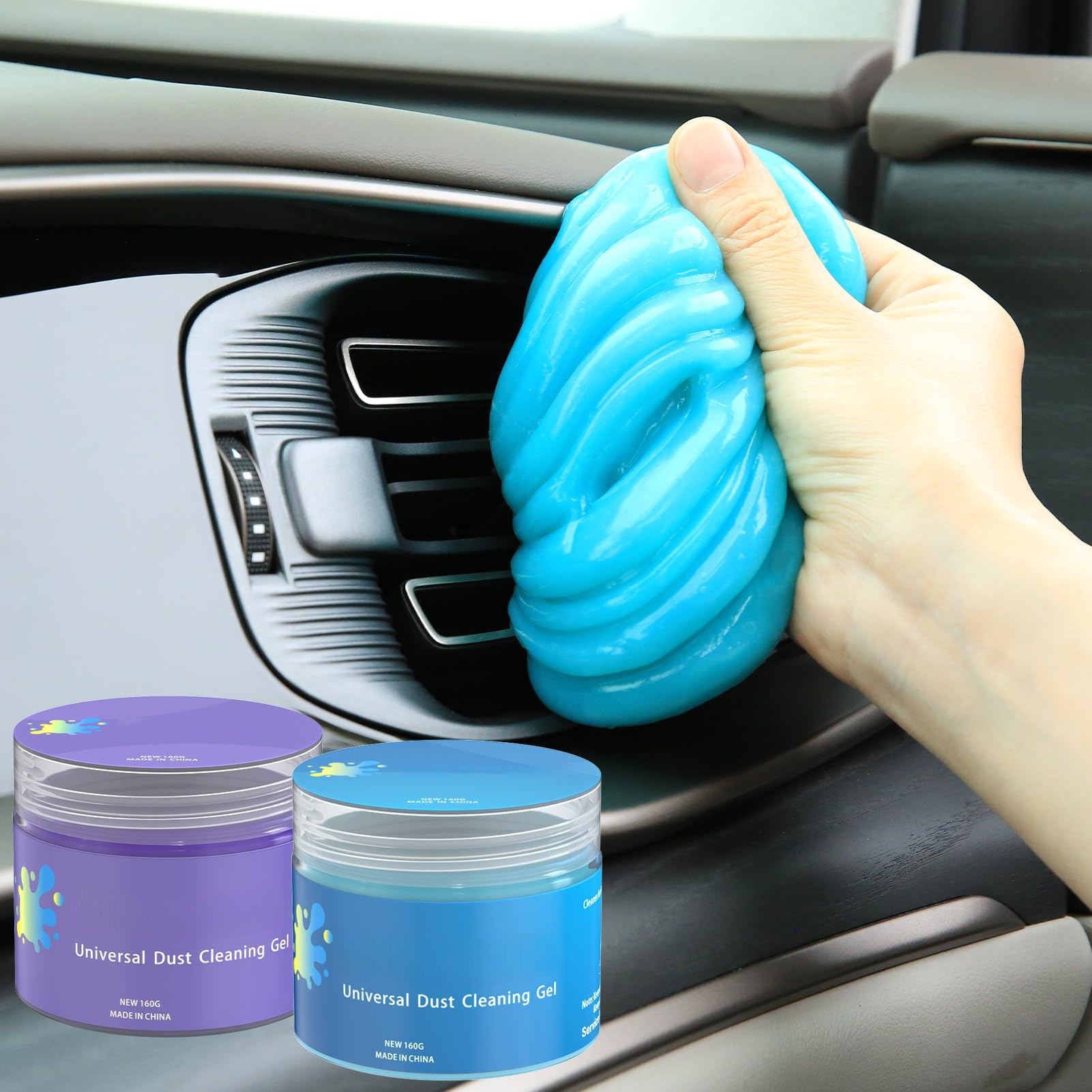 Car Interior Cleaning Gel | Reusable Magic Slime Dust Remover Water. ethanol. aromatic Purple SKU_02_f7ac9ec7-b002-4333-a6c5-f0447f6e20d7