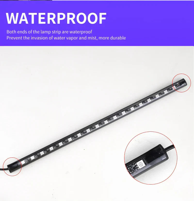 RGB LED Car Foot Lights – 36/48/72 Neon with Remote App Sa4152910ad1b4e02a04d6464cafc9056g