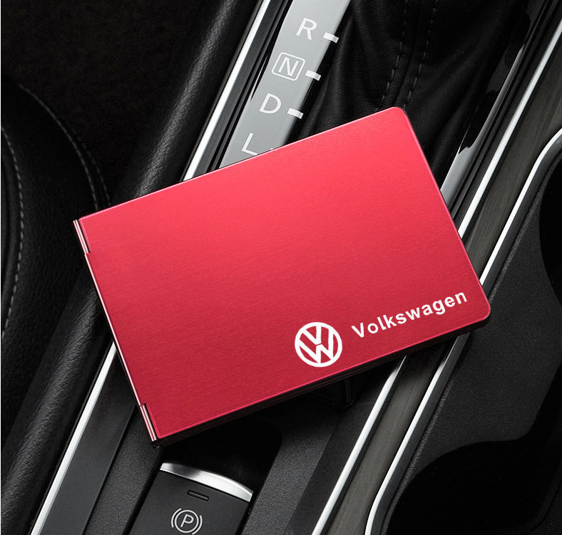 3-Fold 4 Card Position Aluminum Alloy Motor Vehicle Driver's License Set