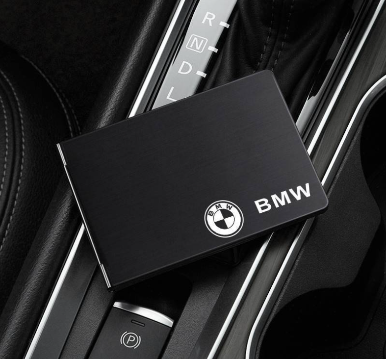 3-Fold 4 Card Position Aluminum Alloy Motor Vehicle Driver's License Set