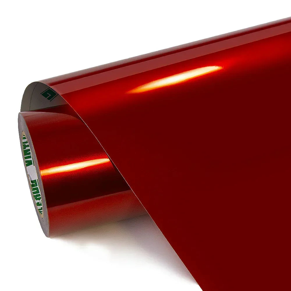 Vampire Red Glossy Metallic TPU Paint Protection Film Self-Healing, UV-Proof & Scratch-Resistant Color PPF