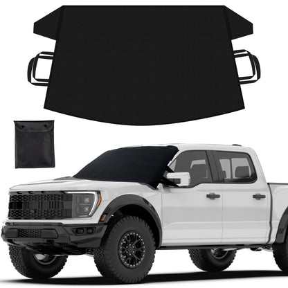 WinterShield Heavy-Duty Car Windshield Cover - 600D Oxford Snow & Ice Protector X-Large X-Large_01